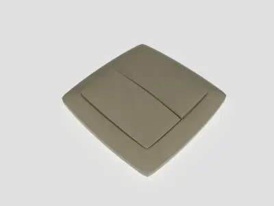 Light Switch Double Low-poly 3D model purchase
