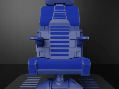 Sci Fi Bridge Chair 3D model