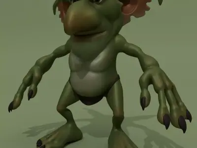 Cartoon Fantasy Monster 3D model