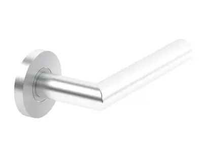 Julian Satin Stainless Steel Door Handle 3D model