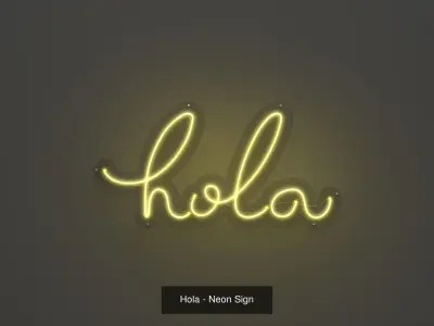 Lettering Pack 2 - Neon Signs