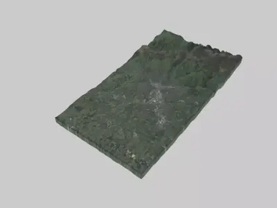 Sheffield City Low-poly 3D model