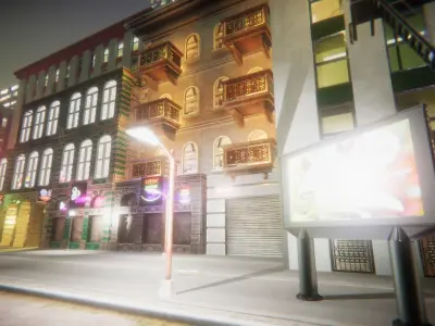 Night City Creator Low-poly 3D model