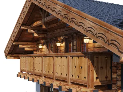 Eco wood v7 3D model