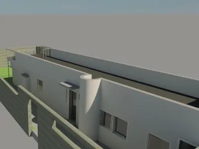 villa le lac 3D model