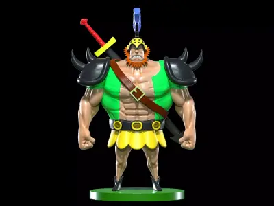 CB Gallant - Roger Pirates - One piece 3D print model
