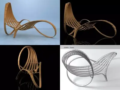 Chaise Longue No4 3D model