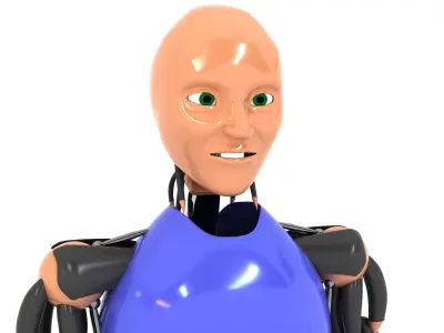 Humanoid Robot 3D model get