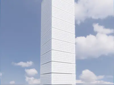 Parametric Building 1a14 3D model