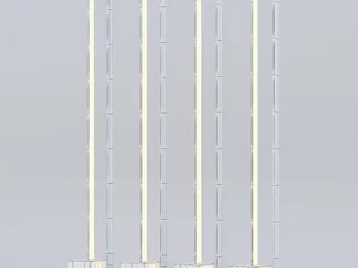 mire led lighting-floor lighting 3D model