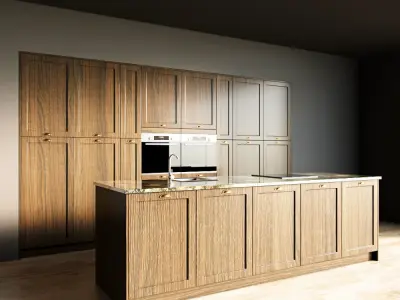 74-Kitchen2 texture 7 3D model