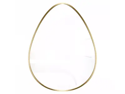 Mirror in a metal frame GZ-M1079 3D model