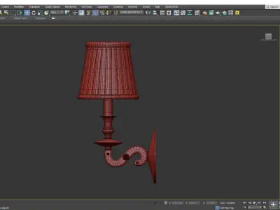Lapeer Sconce Low-poly 3D model