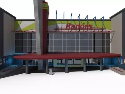 Harkins Movie Theater 3D model