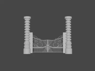 Gateway Exterior Gate 3D print model