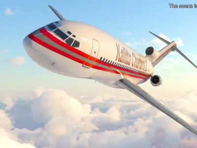  Kalitta Charters Boeing 727 Rigged 