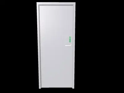 3D Door Low-poly 3D model purchase