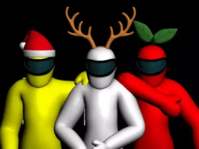 Among Us Low-poly 3D model