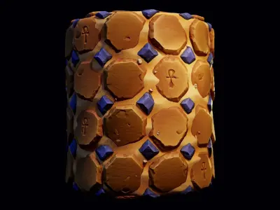 Stylized Stone Tiles PBR Textures Pack Texture