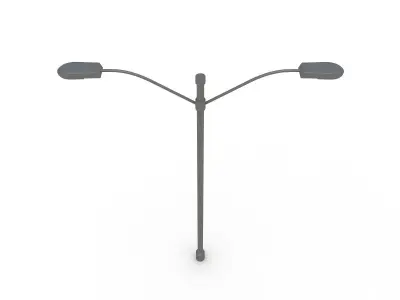 Streetlight 2 street lamp 3D model