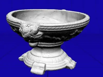 Roman Vase Low-poly 3D model