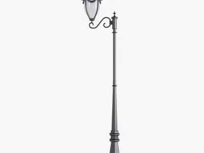 Vintage Streetlight v 1 3D model