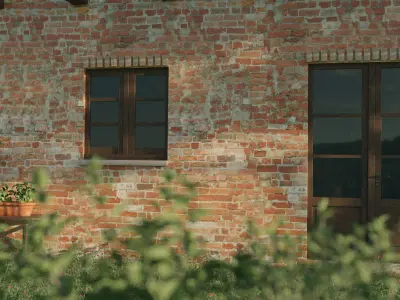 Two Seamless Tuscany House Walls Textures Texture