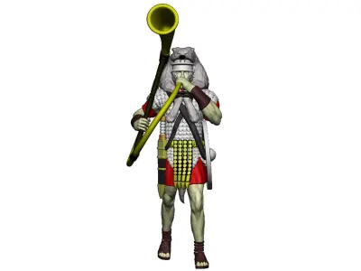 Cornicen 2 on the march 3D print model