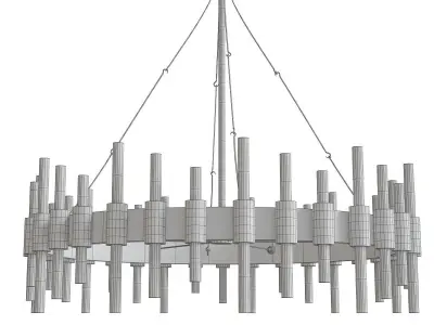 Haskell Large Chandelier Arteriors Home 3d model Low-poly 3D model