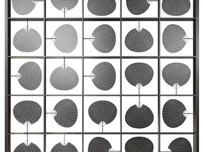 Fan partition 3D model
