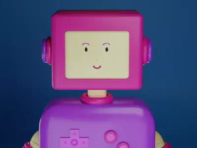 3D ROBOT  Low-poly 3D model purchase