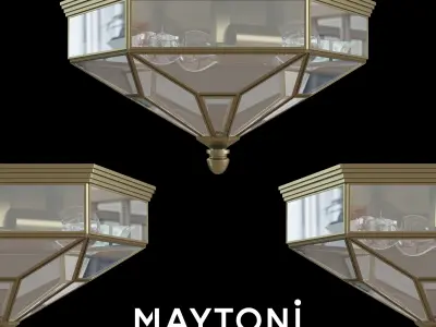 Ceiling lamp H356-CL-03-BZ Maytoni Classic free 3d model  Free 3D print model