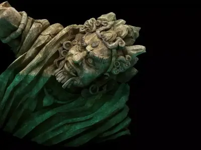 Model - Kashayana Buddha Forest Water Sculpture 01 3D model