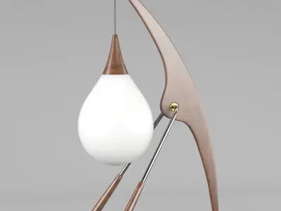 douglas mont floor lamp 3D model