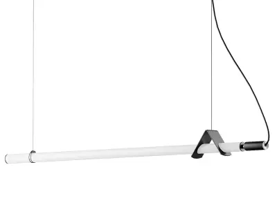 Linear Minimalist Tube Chandelier from Dilara 3D model