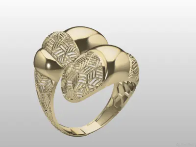 Fusion Ring Light Weight 3D print model