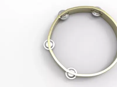 Lur Tef Instrument Low-poly 3D model