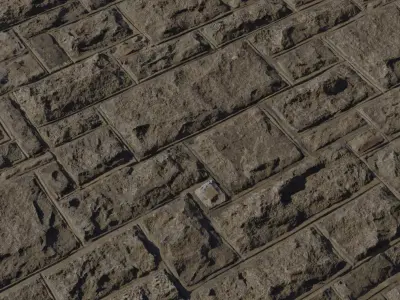 Rough Cut Sandstone Blocks  Texture