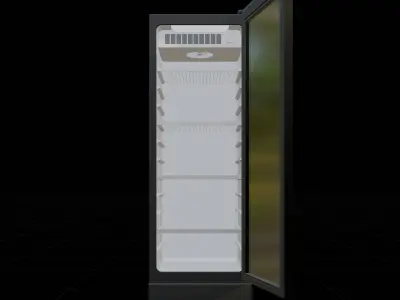 Medium Showcase Display Cooler 3D model