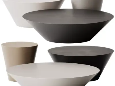 POND Round coffee tables by ACERBIS 3D model