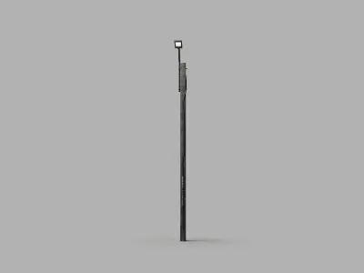 Concrete street lamp Low-poly 3D model buy