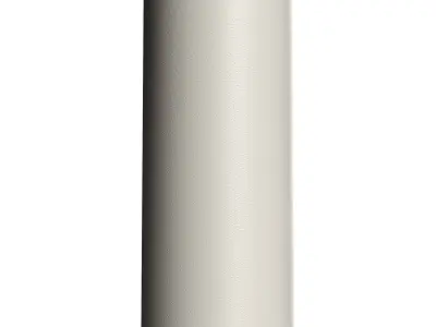 LED tube surface spotlight Low-poly 3D model