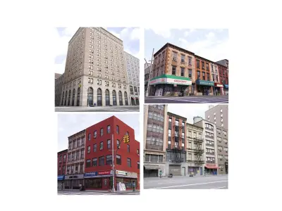 New York Blocks 3D Model Pack