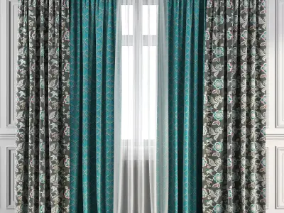 Curtain Set 97 3D model