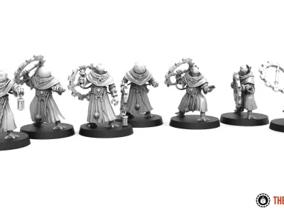 Dark Techno - Teslarite Converters 3D print model