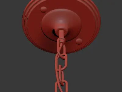 Loft Tube Chandelier 10 3D model purchase