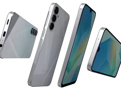 Samsung Galaxy A16 5G Light Gray High Poly 3D model