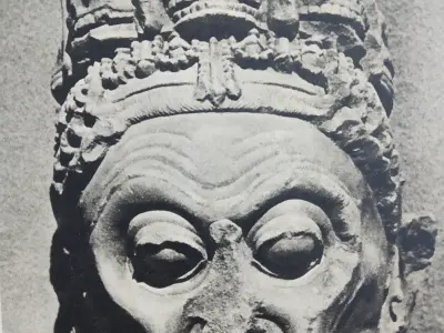 Goddess Chamunda Head - High Poly 3D File 3D print model