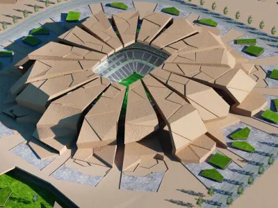 King Salman International Stadium 3D model