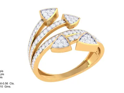  Women Ring MTL 3dm STL OBJ FBX Details 3D print model 21